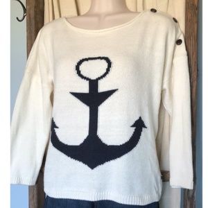 H&M Oversized Anchor Sweater